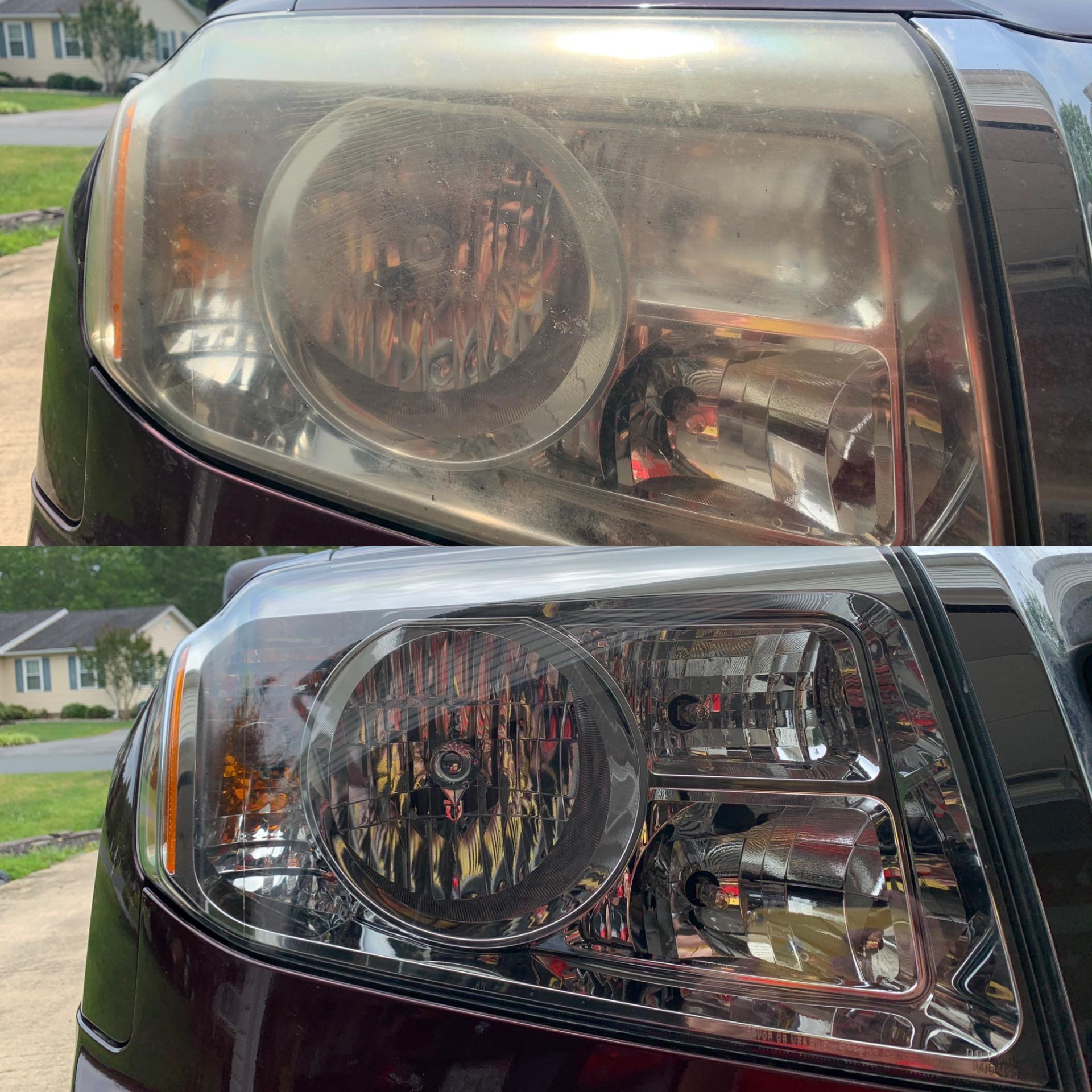 Featured image for Before & After: Restoring Headlights for a Yukon Family’s SUV